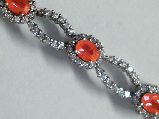 The Ruby & Diamond Link Bracelet